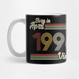 Vintage Born In April 1996 Mug